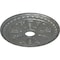 Ekena Millwork Bristol Ceiling Medallion (Fits Canopies up to 3 7/8"), 23 1/2"OD x 3 7/8"ID x 1"P, Silver CM23BISLS - alternate 3